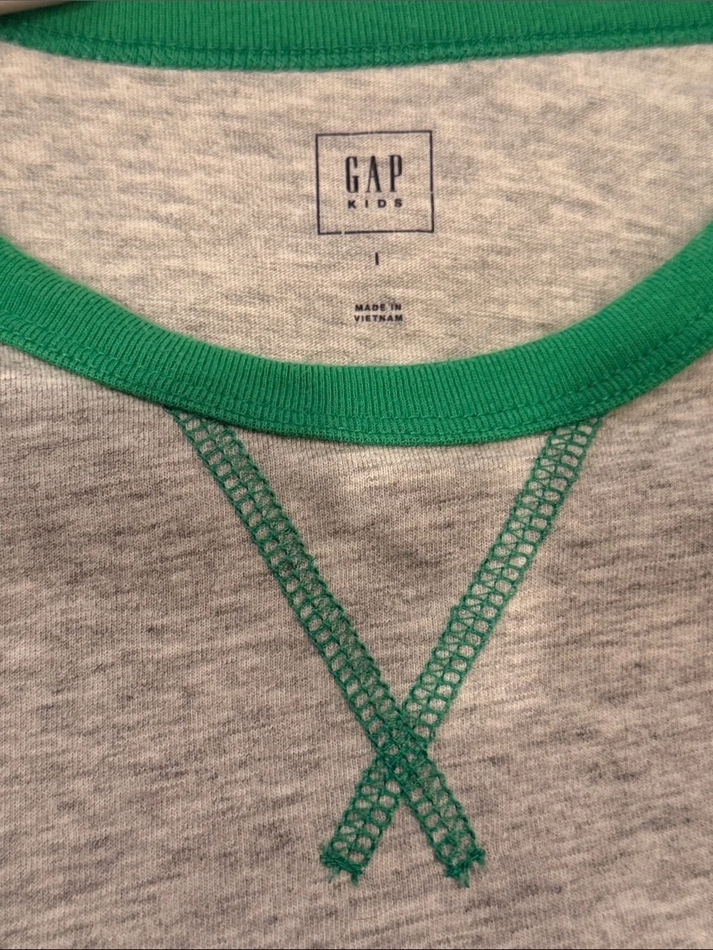 Gap Boys Large Raglan Baseball Tee